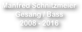 Chris Hausmann
Gesang / akustische Gitarre
2013 - 2016
seit 2019